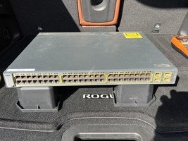 Cisco Catalyst WS-C3750-48PS-E 48-Port PoE Managed Ethernet Switch w/ 4x... - $74.71
