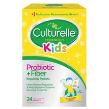Culturelle Kids Probiotics + Fiber Regularity 24 Packets Expires 9/26 - $13.36