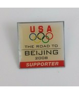 2008 USA The Road To Beijing Support Special Olympics Lapel Hat Pin - $6.07 CAD