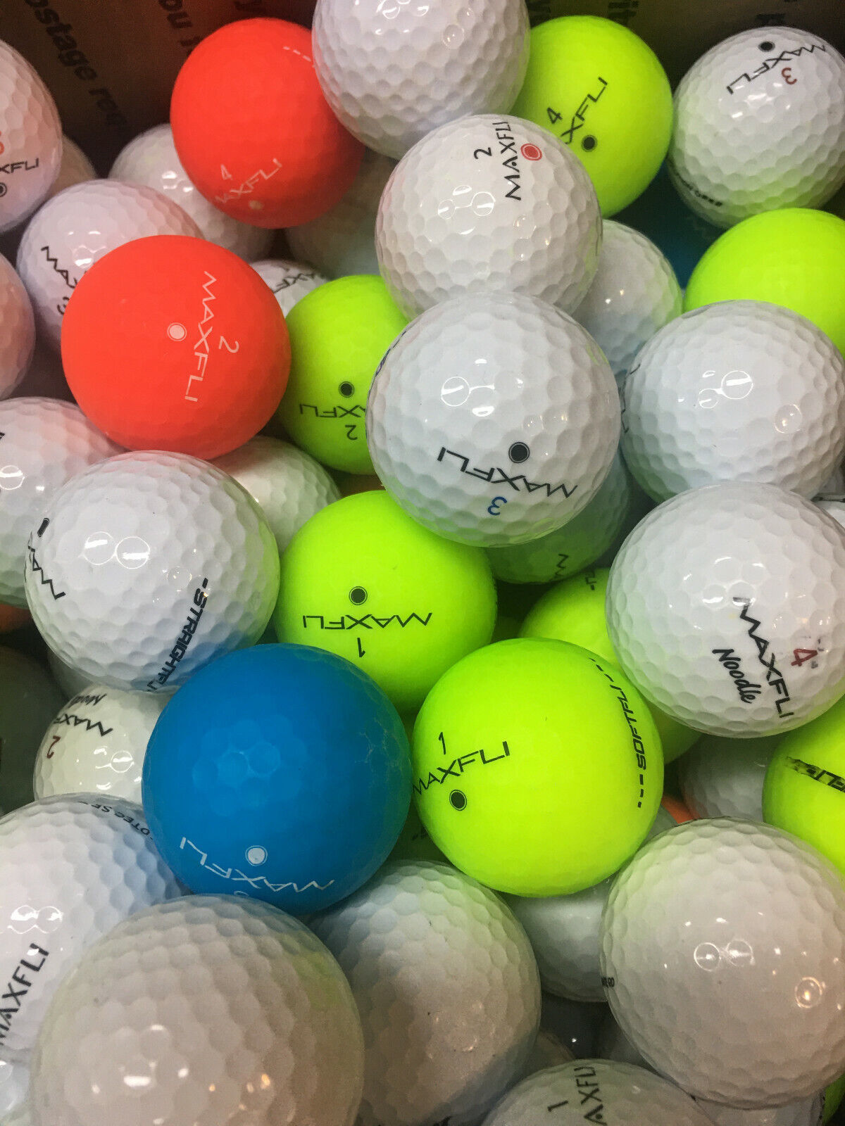 Primary image for 36 Assorted Max Fli Near Mint AAAA Used Golf Balls