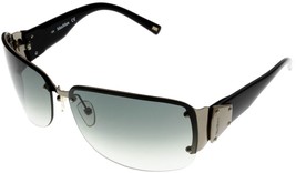 Max Mara Sunglasses Women Ruthenium Grey Black Semi Rimless MM1007/S 022ZR - £96.40 GBP