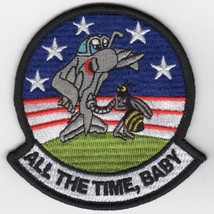 A-6 INTRUDER ALL THE TIME BABY FLAG FELIX NAVY EMBROIDERED JACKET PATCH - £31.45 GBP