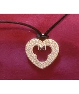Swarovski Disney MINNIE Mouse heart pendant necklace 933151 - $79.20