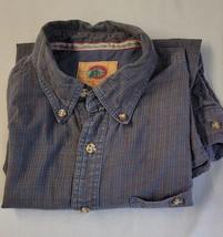 Boston Traders Button Up Shirt Long Sleeve Mens Size XL Plaid - $12.16