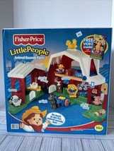 Vintage 2000 Fisher-Price Little People Animal Sounds Farm NEW W/Video *READ* - £148.36 GBP