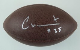 Charcandrick West Signed NFL Full Size Football Autographed Kansas City Chiefs - £51.43 GBP