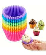 12pc Silicone Baking Cups Set  Festive Liners for Holidays - $14.95