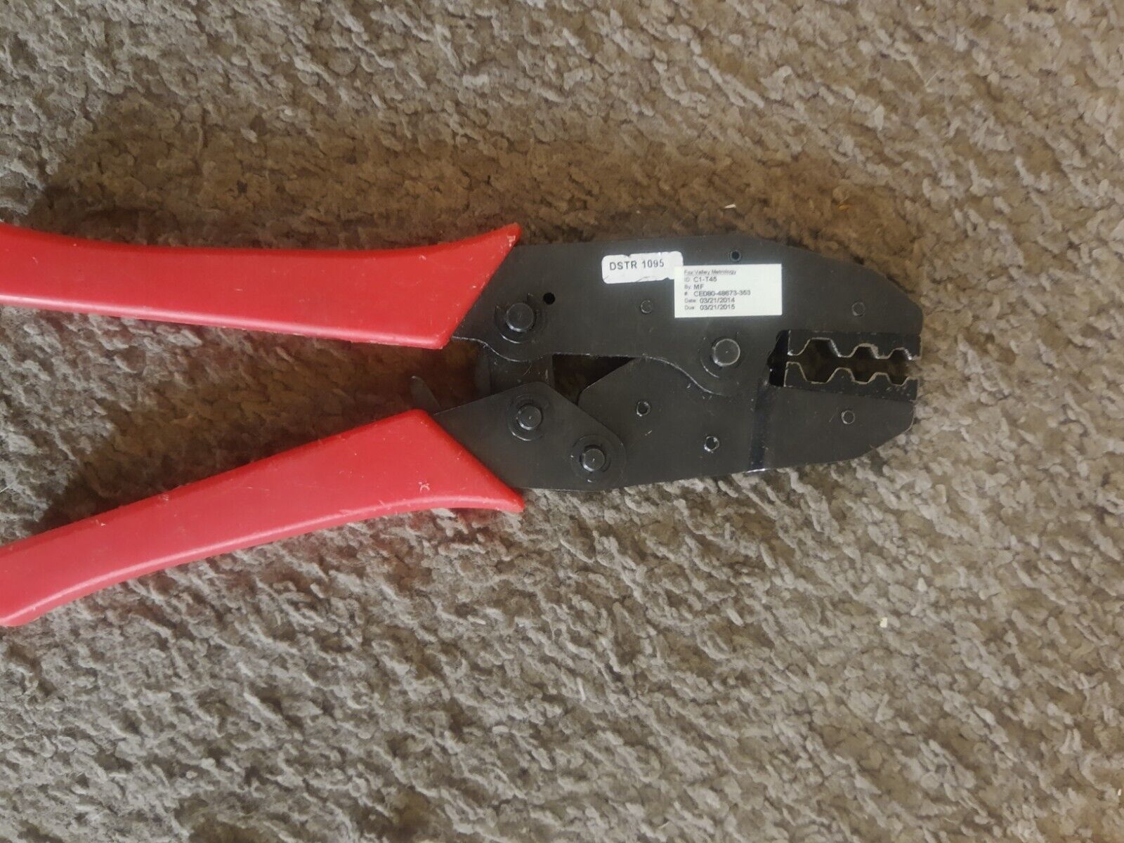 Nice Rare Molex Berg (?) Pince Pinces Épissure Main Outil Cliquet # Dstr... - $37.98