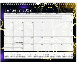 2021 - 2022 Monthly Spiral-Bound Wall / Desk Calendar - 16 Months (Edition #09) - £10.67 GBP
