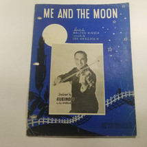 Me and the Moon Rubinoff photo by Hirsch and Handman Sheet Music 1936 - £4.71 GBP