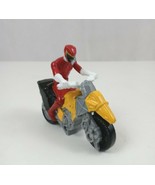 Bandai Japan Power Rangers Megaforce Red Ranger And Rocket Cycle  3.5&quot;x ... - $312.91 MXN