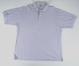 Burberry London Spring Lilac Polo Shirt Embroidered Nova Check Size L Pique - £38.17 GBP