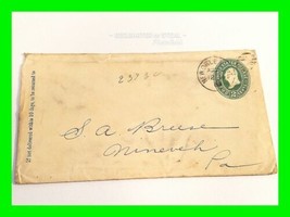 US Scott #U319 - 2 Cent Green Washington Early Amber 1889 New Orleans En... - $19.79