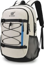 Skysper Hiking Backpack 25L Lightweight Travel Backpack Hiking Day, Off-White - $43.23