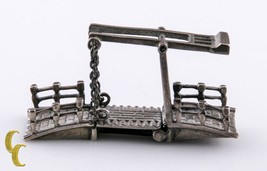 Medusa Oro Miniature Dollhouse Sterling Silver 925 Drawbridge - £165.55 GBP