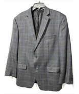 Calvin Klein Men&#39;s Blazer  Gray Plaid Size 44R - £46.02 GBP