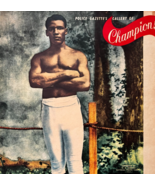 1952 Peter Jackson HW Boxing Champ Police Gazette Litho Print Sport DWXX4 - €30,10 EUR