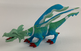 SDE Shantou Dragon Realistic Animal Figure PVC Movable Jaw Mythical Crea... - $14.80