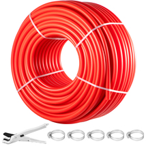 VEVOR PEX Pipe, 7/8 inch x 500 FT PEX Tubing, Non Oxygen Barrier Red PEX... - $244.90