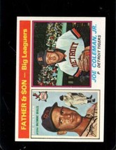 1976 Topps #68 Joe COLEMAN/JOE Coleman Jr. Exmt Fs *X107435 - £0.73 GBP