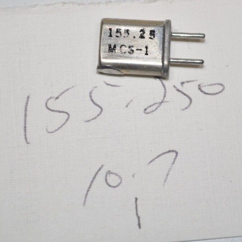 Vintage Scanner Radio Crystal - 155.250 MHz / 10.7 iF / HC-25/U - $9.89