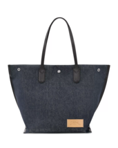 Longchamp Roseau Essential Large Denim Open Tote Bag Shopper ~NEW~ - £256.59 GBP
