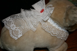 Wedding veil with bow collar for dogs - £15.73 GBP