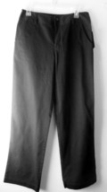 Rafaella Women&#39;s Pants Size 8 Black Stretch Cotton Twill 10&quot; Rise New Wi... - £14.78 GBP