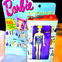 Vintage 1995 Mattel Barbie Keychain~Original Barbie~Introduced in 1959 - £18.61 GBP