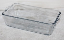 Fire King Sapphire Blue Philbe 9x5 Glass Bread Loaf Pan ~ Nice ~ No Chips - £19.65 GBP
