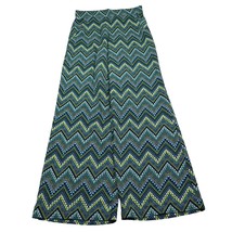 BCX Pants Womens S Multicolor Mid Rise Wide Leg Stretch Cotton Pull On - $24.63