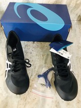 ASICS Hyper MD 7 Size 10 Unisex Track &amp; Field Shoes Blk/Wht W Screws/Handle-NEW - £51.55 GBP