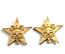 VTG Boy Scouts Of America BSA Be Prepared Star Rank Pin Badge Lot of 2 - $12.99