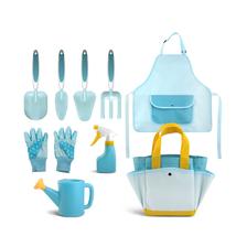 9pcs Kids Gardening Tools Set Outdoor Planting Toy Kit With Storage Bag - £38.56 GBP