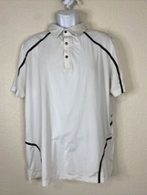 Columbia Golf Men Size L White Active Wear Shirt Short Sleeve Breathable - $7.49