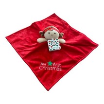 Little Me My First 1st Christmas Red Baby Security Blanket Lovey Plush Doll *New - $10.00