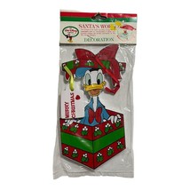 Disney Kurt Adler Santas World Donald Duck Gift With Tag Ornament - $10.46