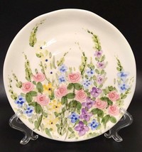 English Garden by Don Swanson 9&quot; Dinner Salad Plate Spring Florals Flowers - £9.62 GBP