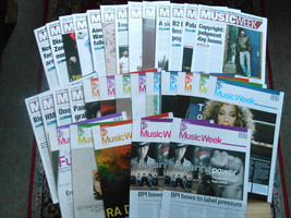 MUSIC WEEK MAGAZINES (50 ISSUES OF 2007) SINGLES ALBUM CHARTS NEW RELEAS... - £1,088.53 GBP