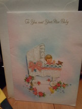 Vintage For You and Your New Baby A Select Card Greeting Card Unused - £4.68 GBP