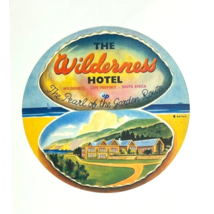 Luggage Label Repro Sticker Exotic Travel The Wilderness Hotel South Africa - $9.89