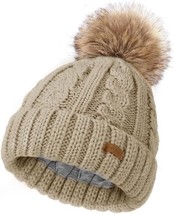 Baby Winter Hat Toddler Beanie Baby Girls Boys Hat Warm Cotton Lined - Size 2-6Y - £12.24 GBP