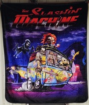 Slashin Machine Freddy Jason Michael Chucky Scream Horror Queen Size Blanket - $67.31