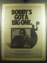 1975 Bobby Womack I don&#39;t know What The World is Coming To Album Advertisement - £14.78 GBP