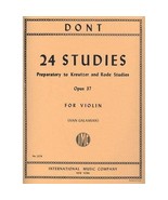 Dont Jakob 24 Studies Op. 37 Preparatory to Kreutzer Rode Studies Violin solo Iv - $15.04