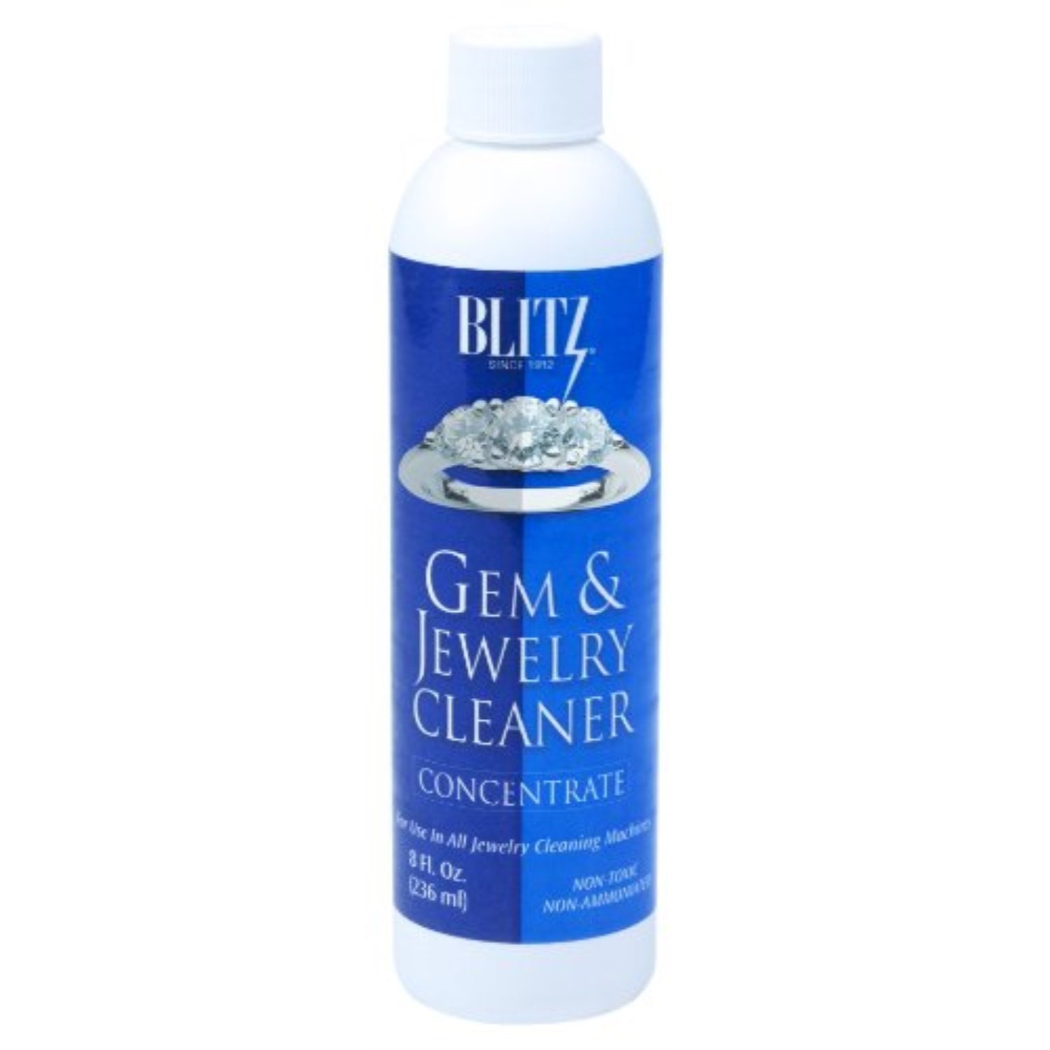 Blitz Gem & Jewelry Liquid Cleaner Concentrate - 8oz