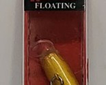 Rapala 0140-3802 Floating Jointed Minnow Lure, Gold, 2&quot;, 1/8 Oz New - $12.86