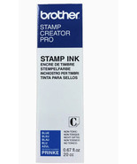 Brother Stamp Creator Pro Blue Stamp Ink Refill 0.67 oz for SC2000 Stamp... - $9.78