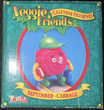 Veggie Friends Calendar Figurines, September Cabbage (ToyBox Creations, ... - $9.49