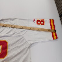 Vintage Reebok Dante Hall Kansas City Chiefs NFL Football Jersey #82 White 2XL image 10